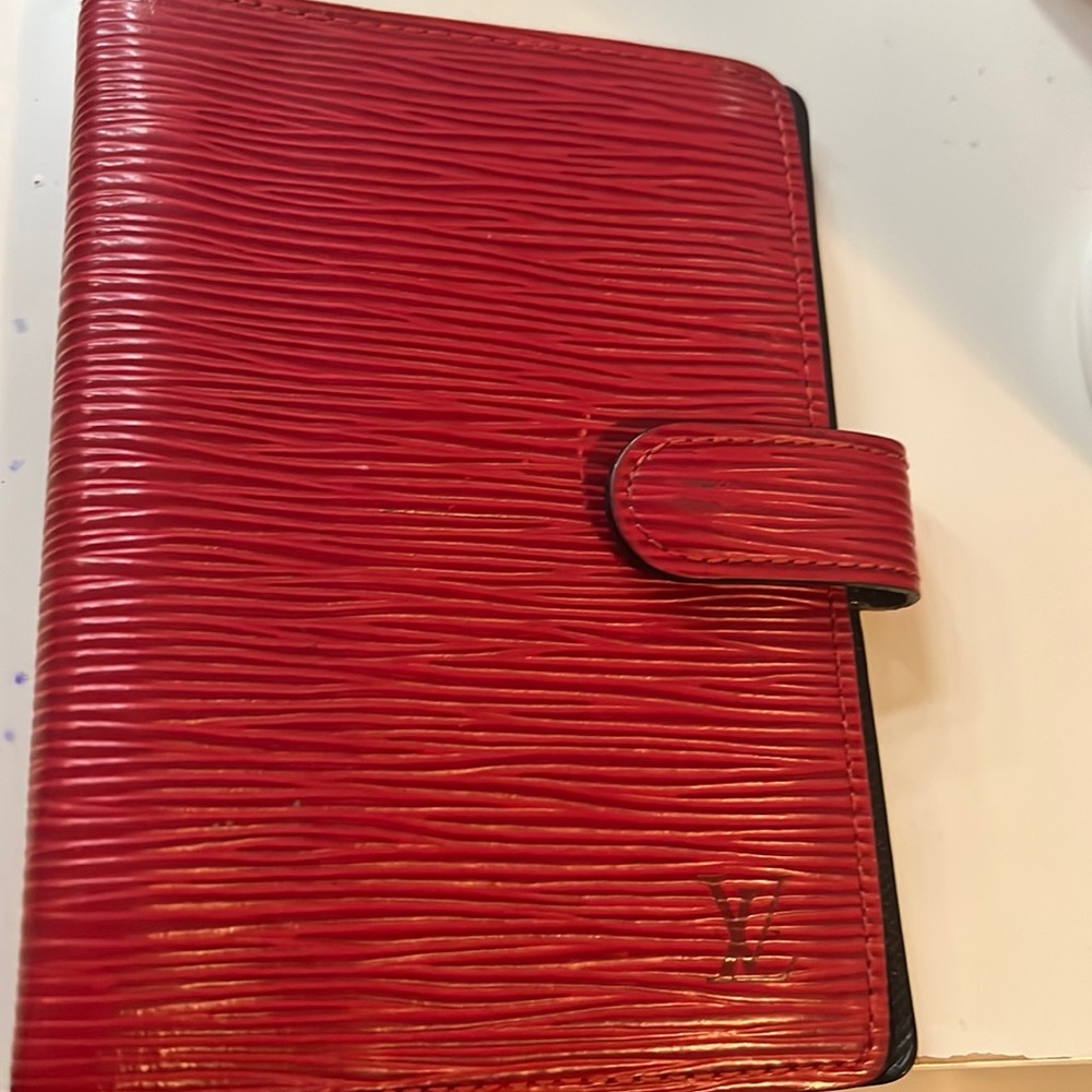 Red Epi Leather Louis Vuitton